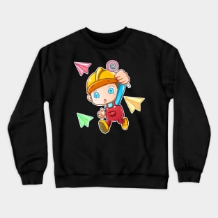 Paper Airplanes Child Crewneck Sweatshirt